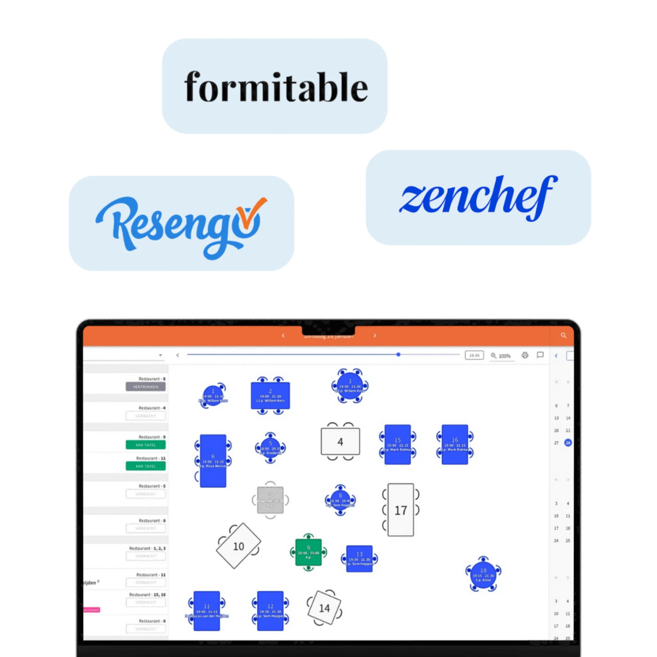 Overstapservice reserveringsdata