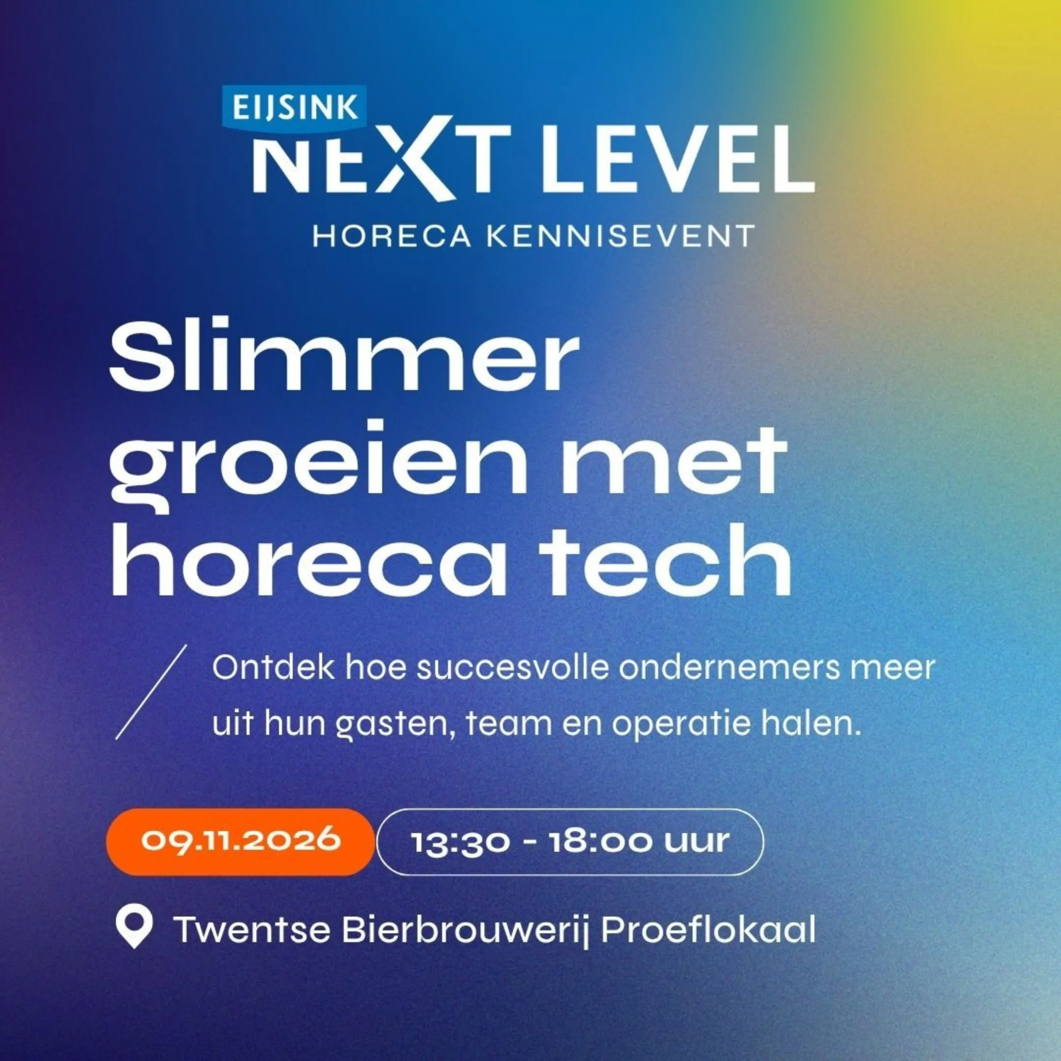 Eijsink Next Level 2026 event 1080x1080